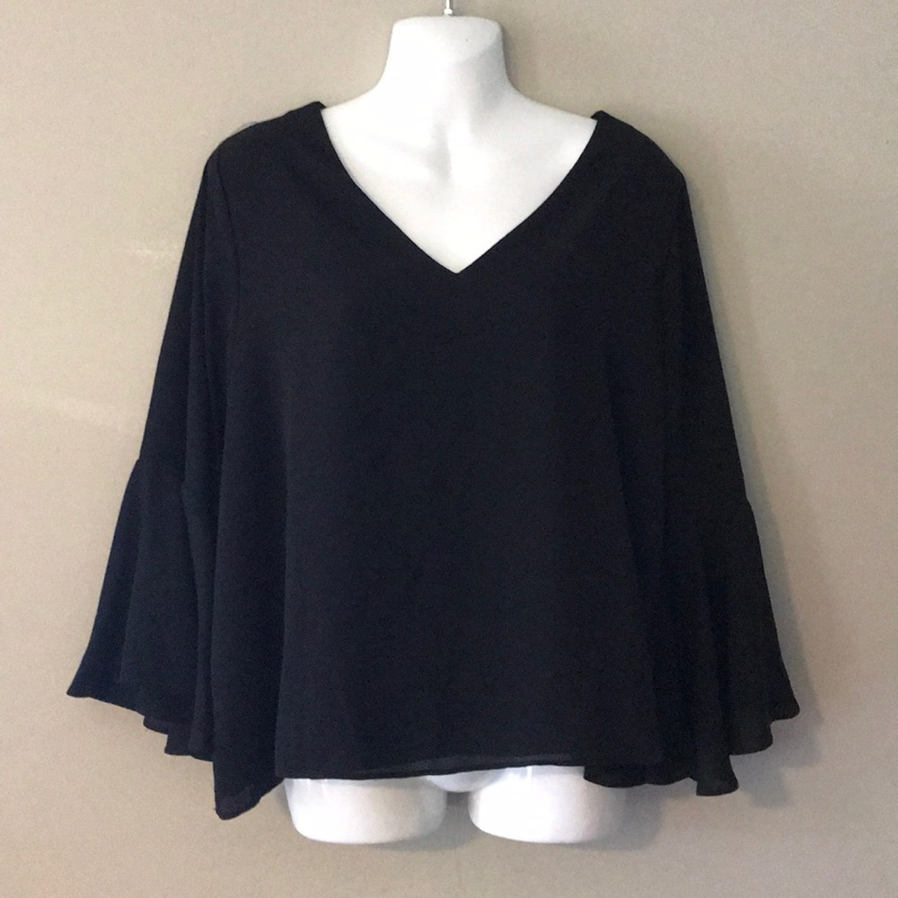 Venus Open Back Bell Sleeve Top